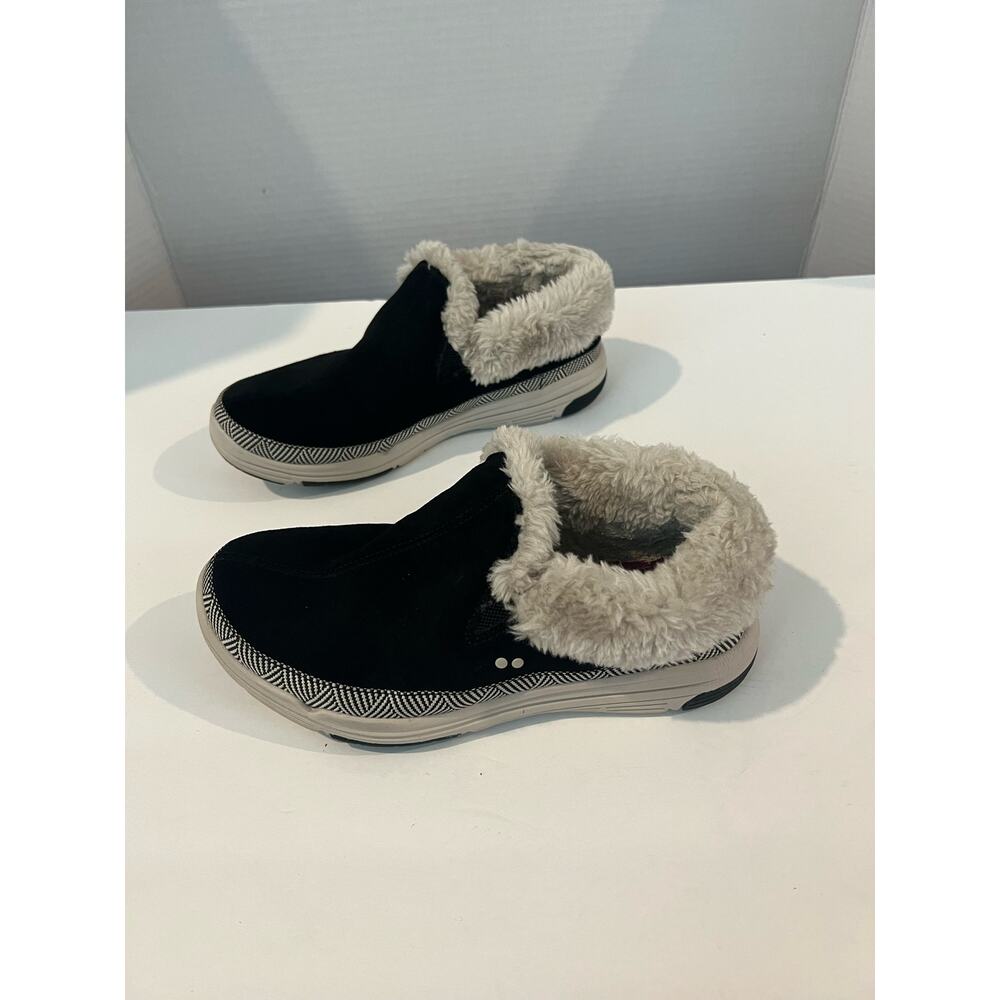 RYKA Adventure Black and White Water Repellent‎ Ankle Slip On Slipper Shoes 7W